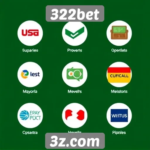 Métodos de pagamento aceitos no 322bet