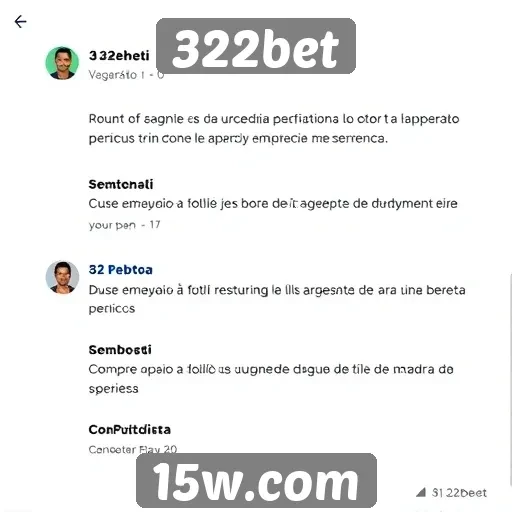 Feedback dos usuários sobre o suporte da 322bet